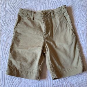 GapKids Boys Flat Front Khaki Shorts